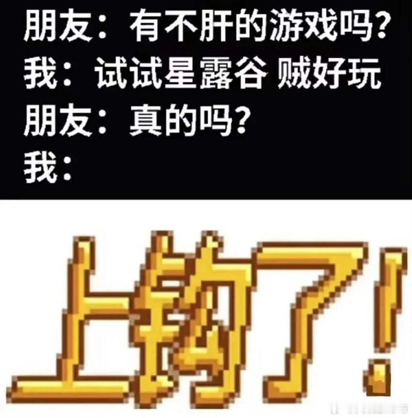 谁懂啊！某一瞬间突然get到了星露谷，一天直接肝十个小时听说是个种田休闲游戏的我