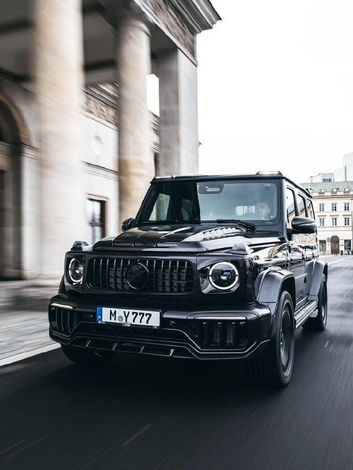 碳纤狂魔！G-Klasa Inferno套件太炸裂  50+碳纤维组件全覆盖：宽