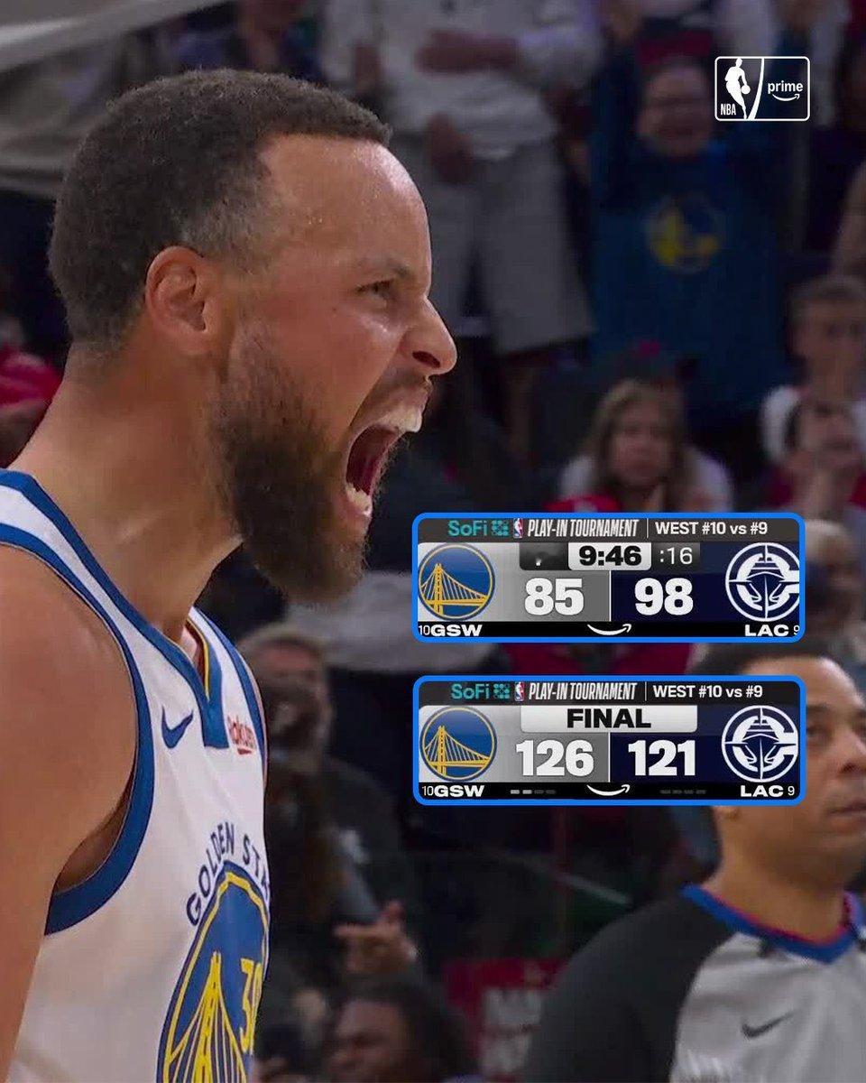 我的妈呀，我都没注意勇士第四节拿了这么多分，光顾着激动了勇士淘汰快船勇士附加赛对