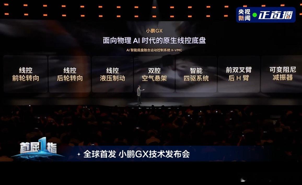 央视称小鹏GX为科技大成之作 小鹏现在的气势越来越猛，刚在央视《首屈一指》的直播