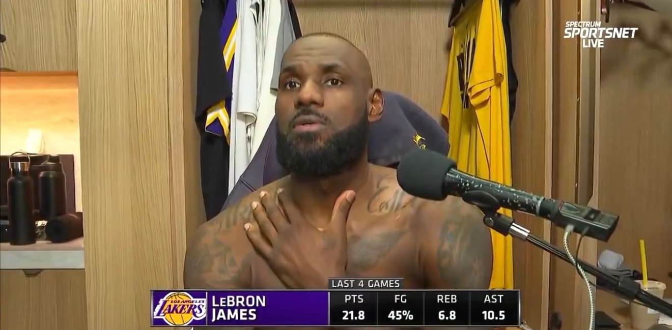 雷迪克说詹姆斯拥有23年的巅峰期，詹姆斯回应：“我打篮球从来没后悔过……自从开始