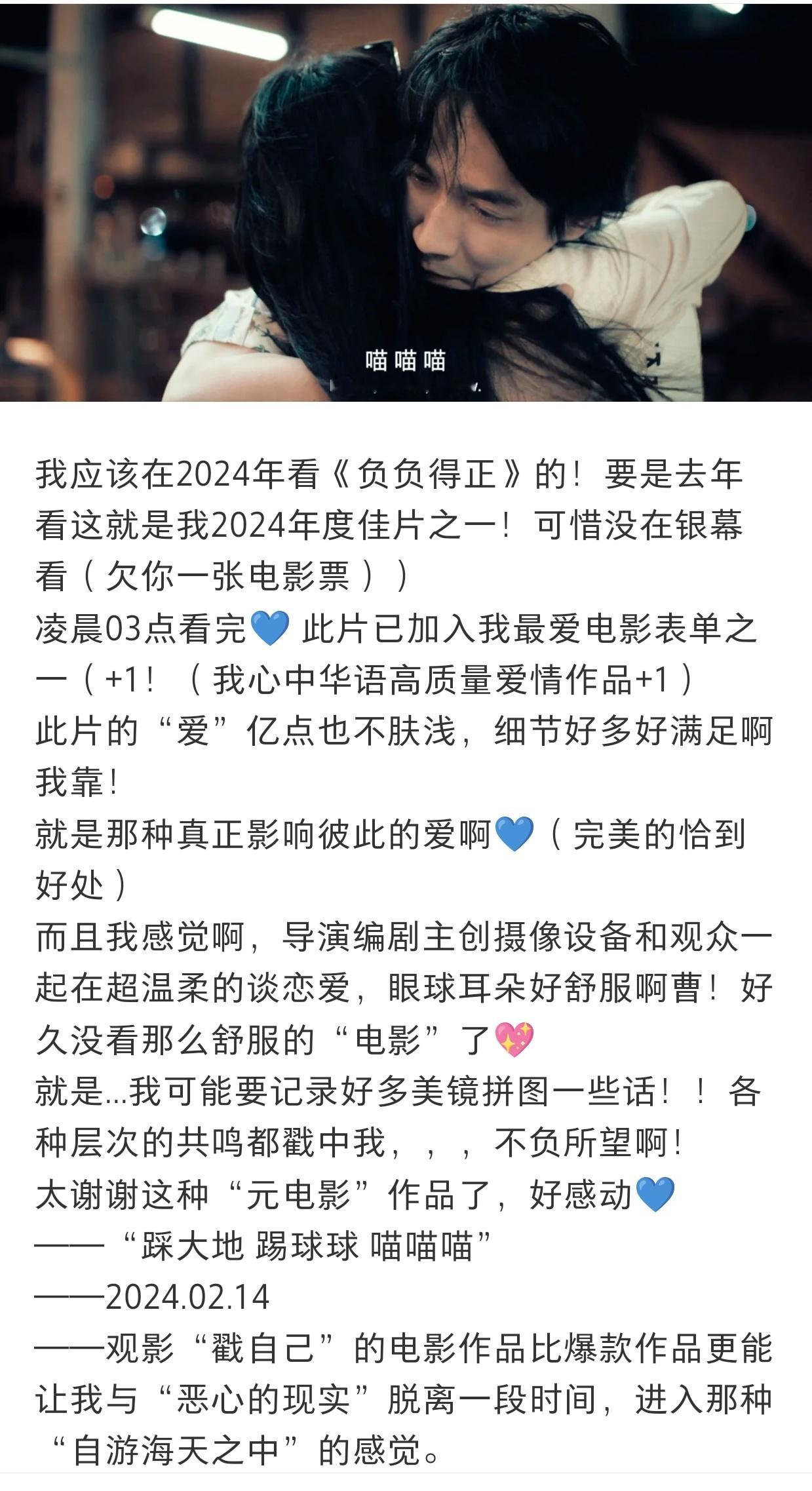 负负得正真的是一部历久弥香需要细细评味的艺术品，我觉得这位网友说的“元电影”就很
