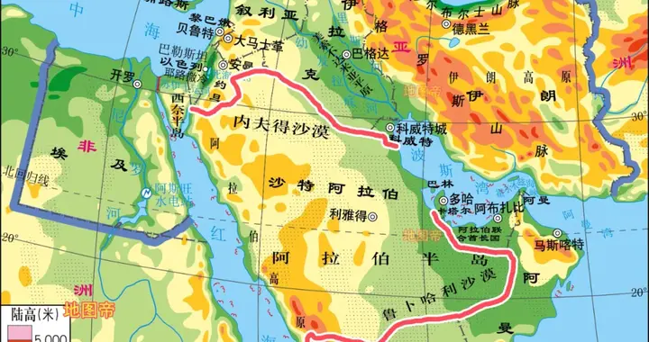 黄沙莽莽，沙特为何把首都建在沙漠中？