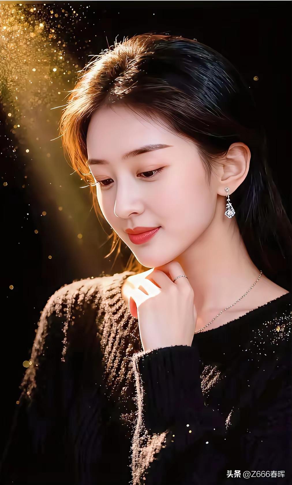 金光映美人，岁月静好。