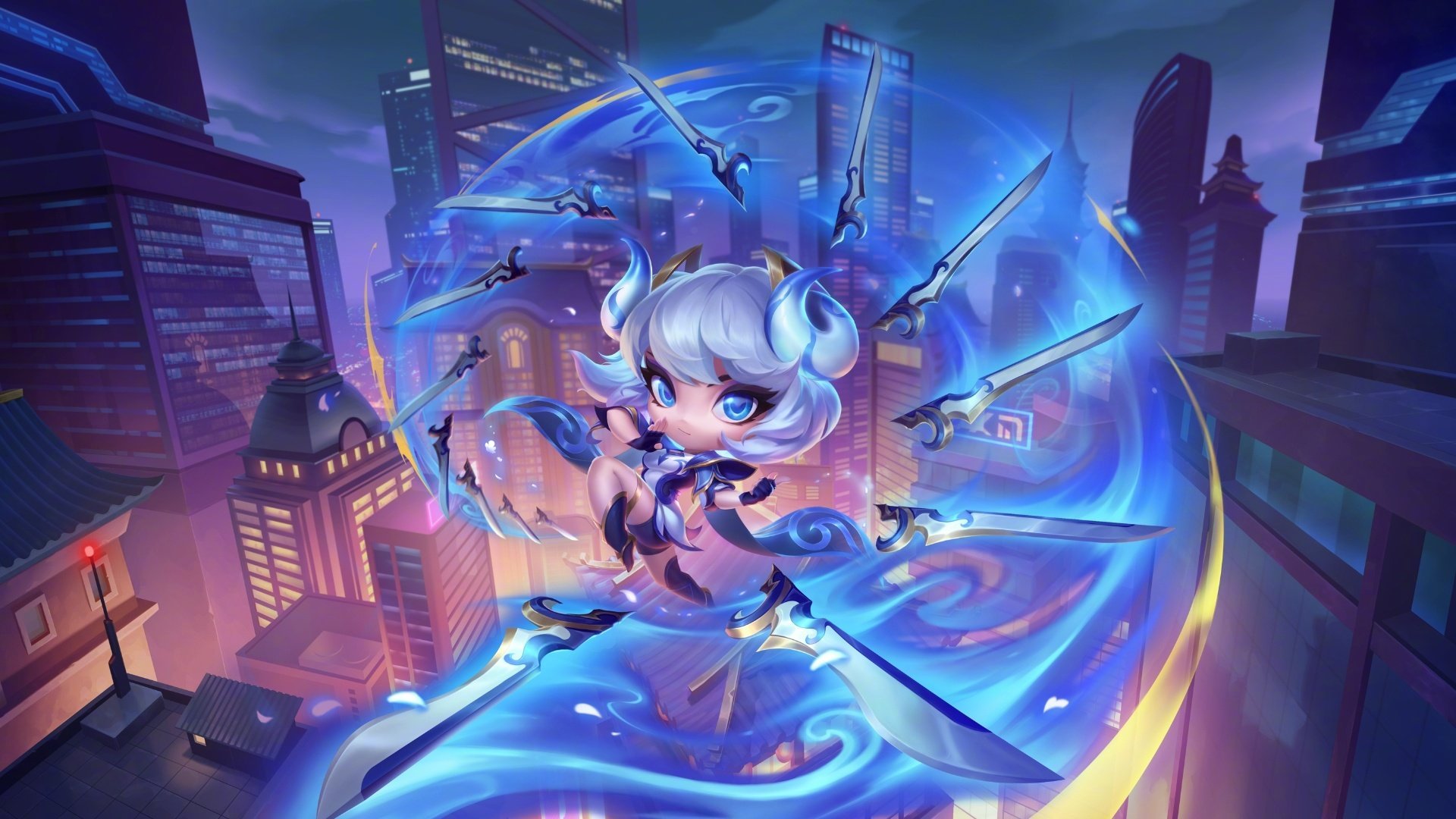 【小小英雄原画】青花瓷 小小艾瑞莉娅 