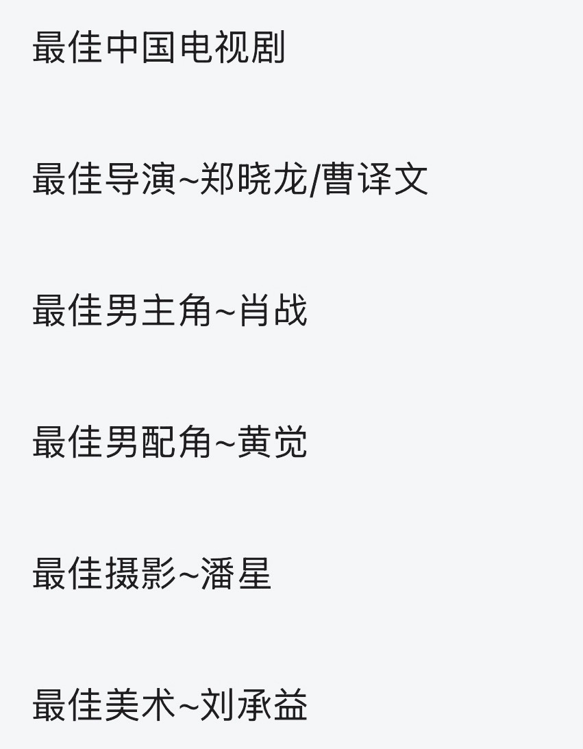 白玉兰入围名单肖战入围白玉兰奖最佳男主肖战的藏海传拿到了2026年白玉兰奖六项大