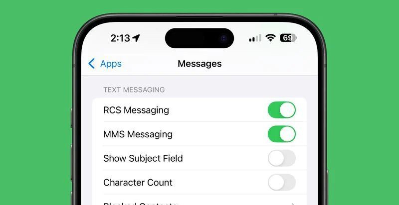 #iPhone安卓手机可互发5G消息了#  5G消息（RCS）只是起名起的比较难