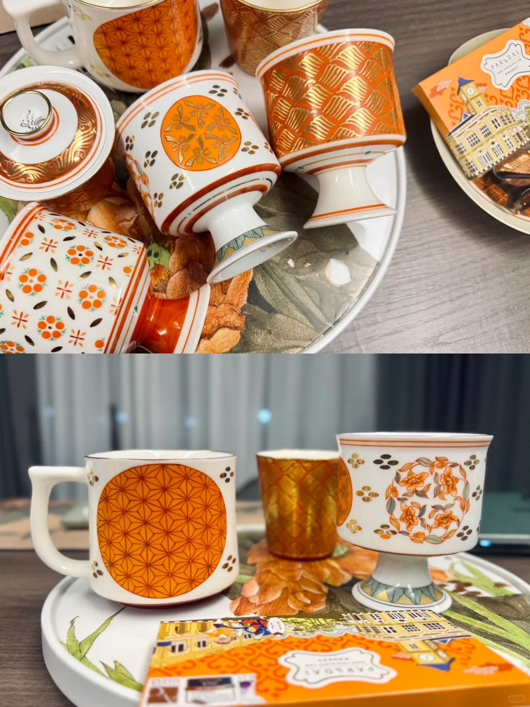 粉丝返图｜一整桌六尺绘咖啡杯的喜悦～