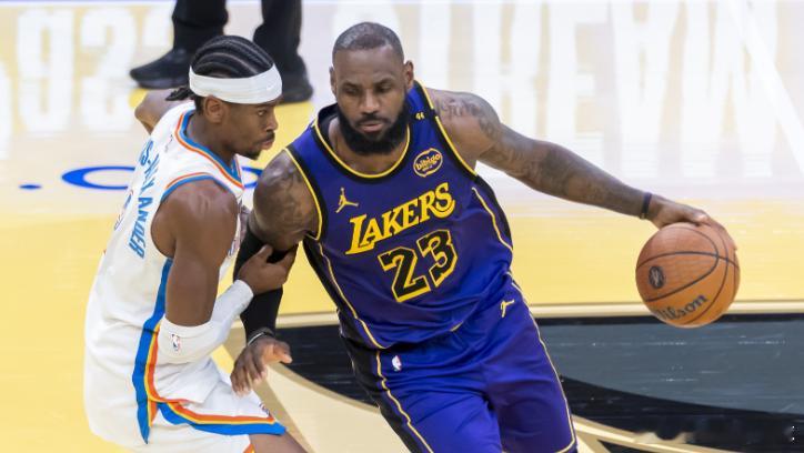 5月10日讯 今日，NBA季后赛西部半决赛G3，湖人108-131主场不敌雷霆，