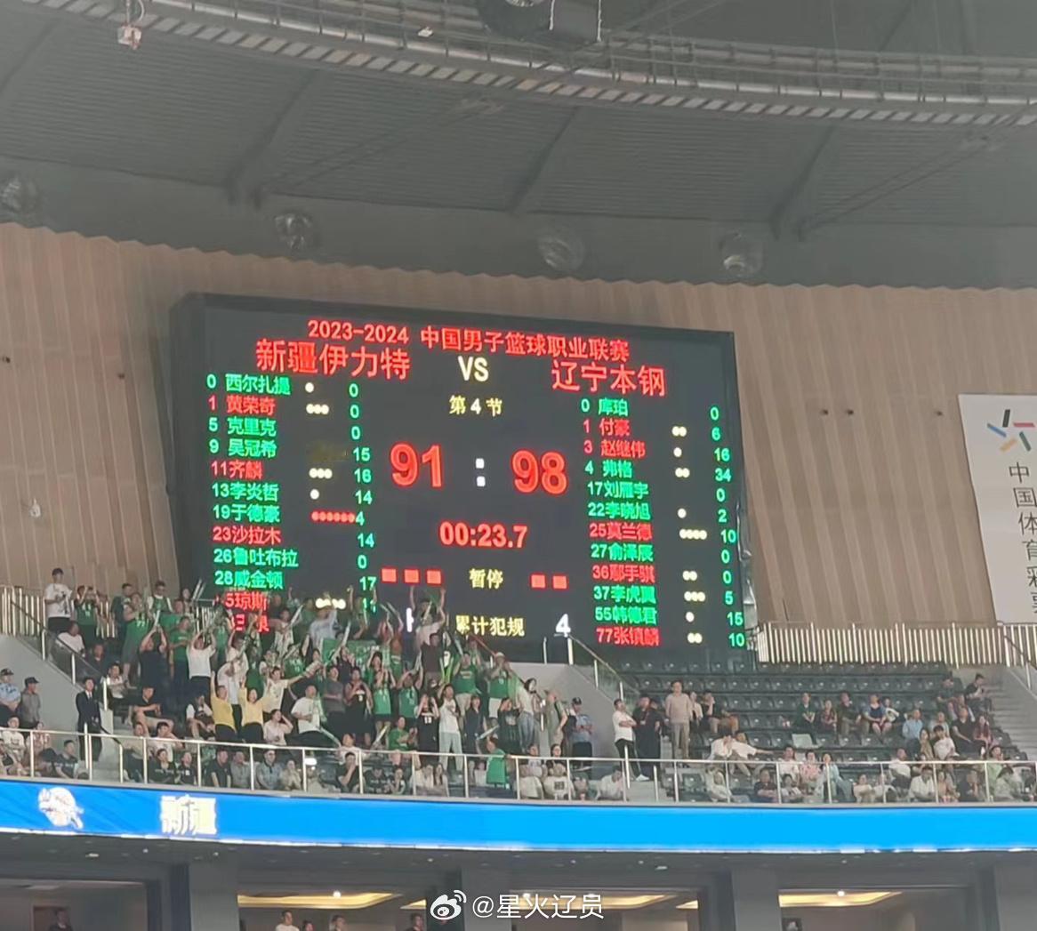 顶住压力，G3拿下！！！98比91辽宁队率先拿到总决赛赛点这是球队给我们最好的5