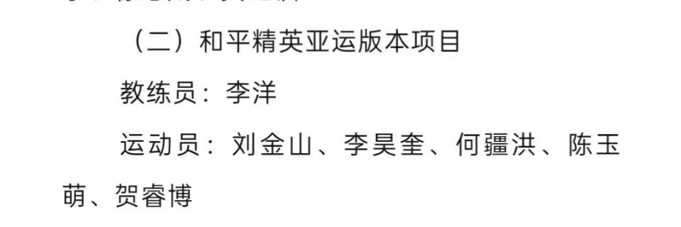 质疑亚运会名单的可以打给总局问问哦，平常造谣我们买圈说别人给我送分就忍了，现在连