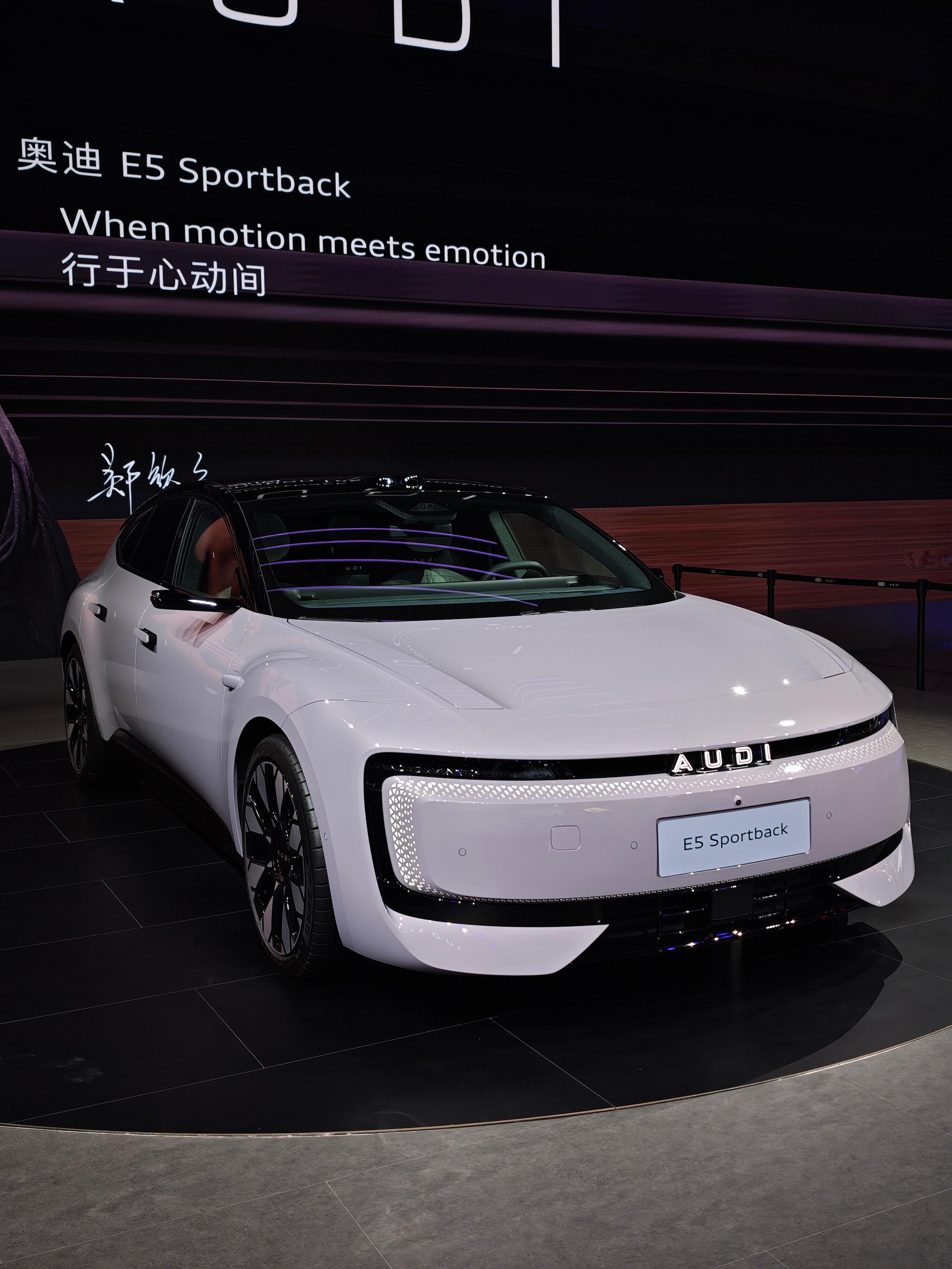 字母奥迪 E5 sportback这个车，底盘用料还是挺狠的，前双叉臂，上摆臂没