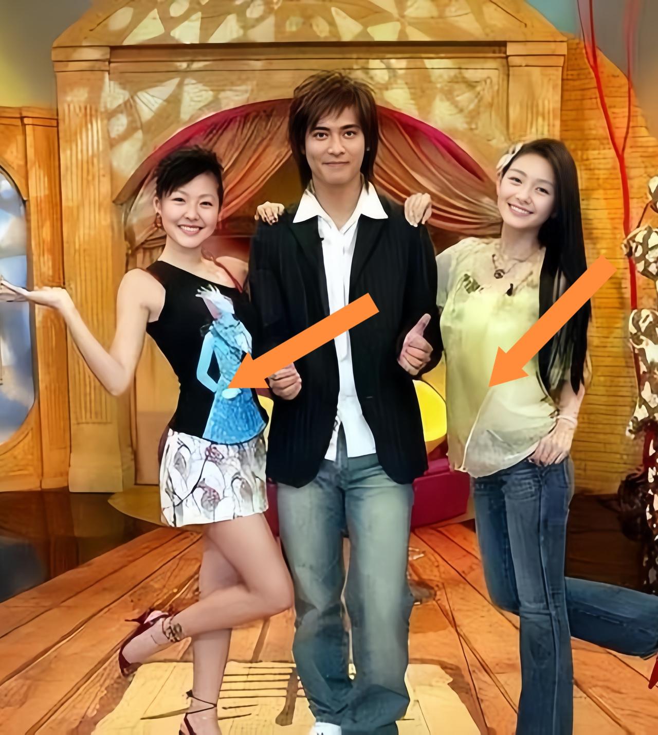 看大S和小S早期综艺里的抓拍，真的应验了很多人说的一句话：颜值比身材更占优势。