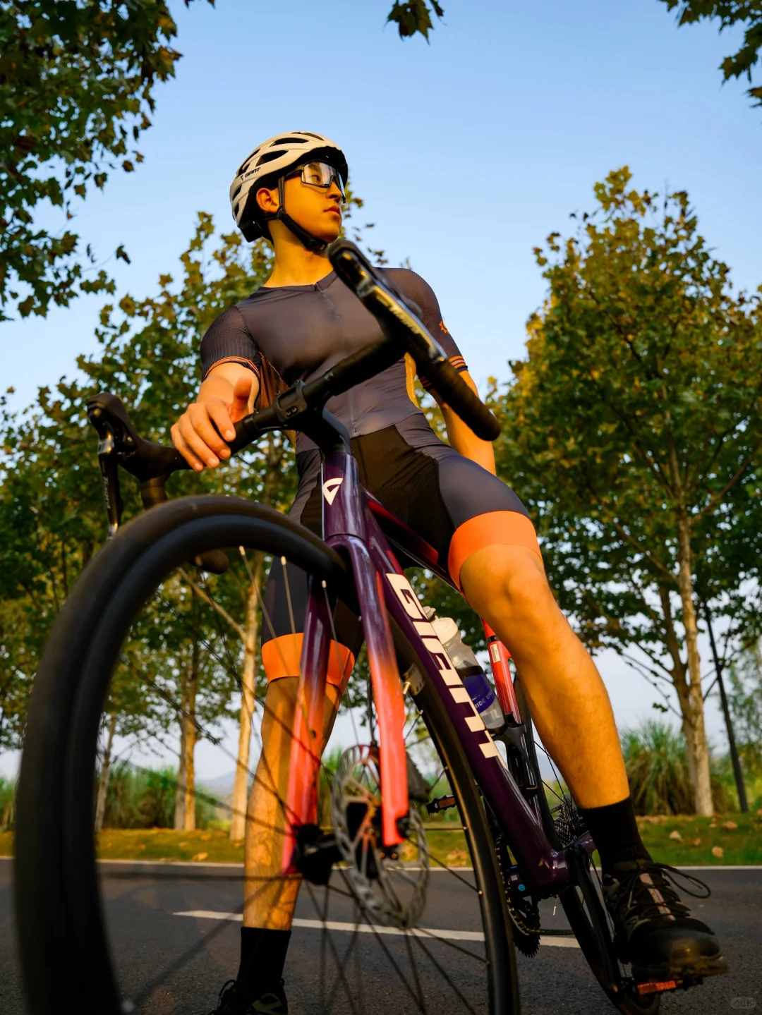 骑行广阳岛环线｜夕阳太美了