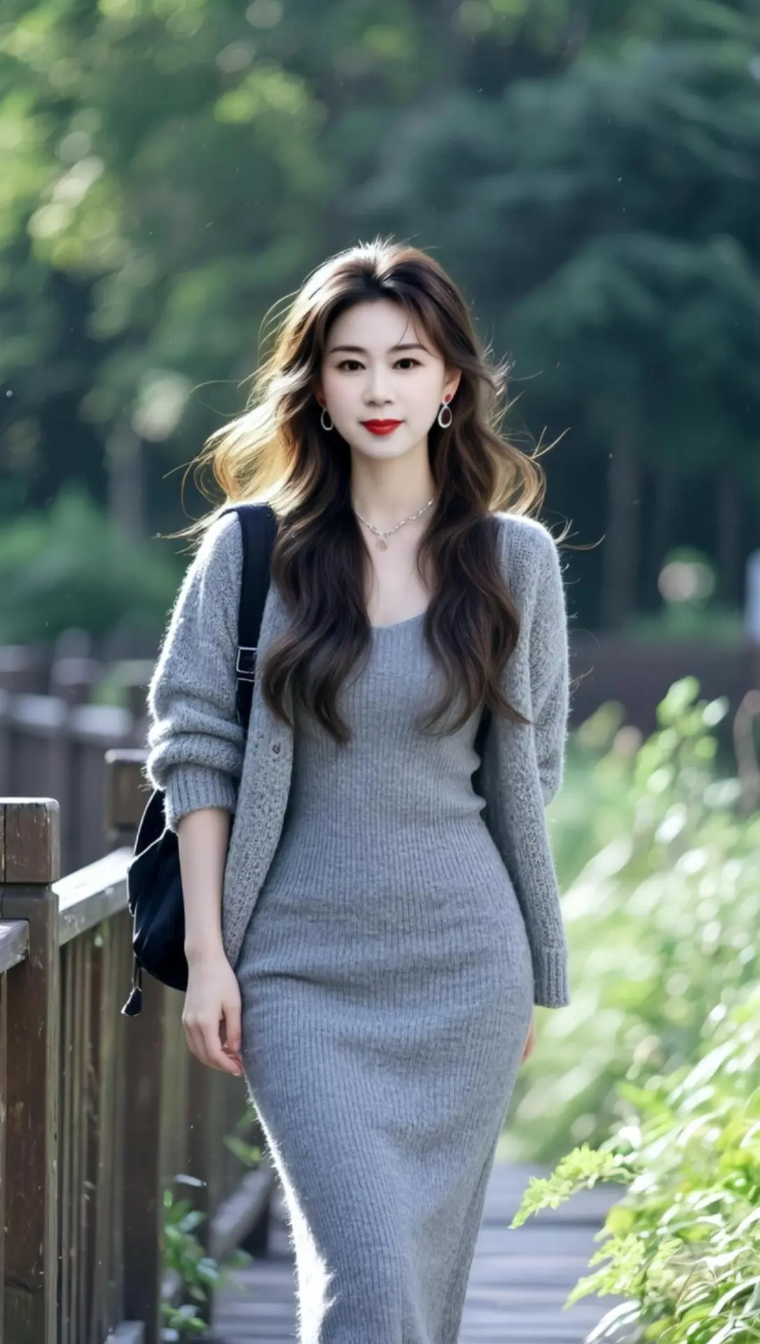 AI森系逆光照 ai创作