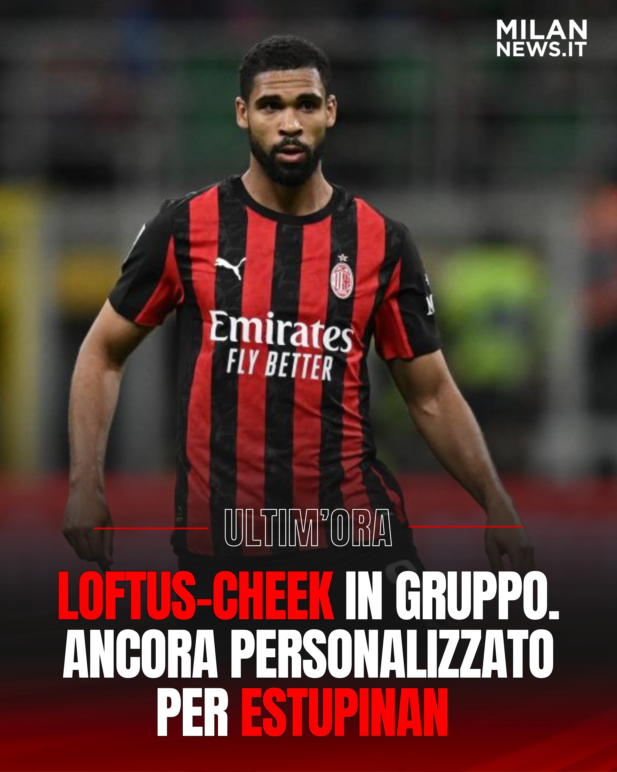 AC米兰[超话] 洛夫图斯-奇克参与全队合练米兰内洛传来关于鲁本·洛夫图斯-奇克