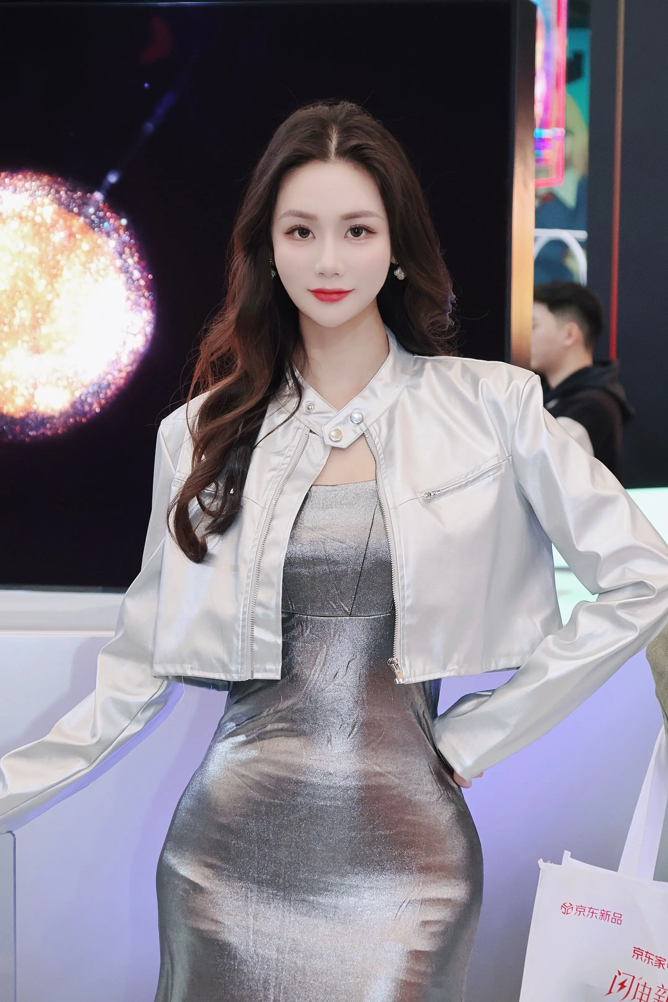 性感美女 性感车模 展会模特秀 大长腿美女 大长腿小蛮腰