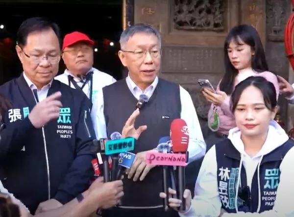 会与郑丽文见面？柯文哲：我非党主席但私下有机会就可以

柯文哲担任张启楷的竞选总