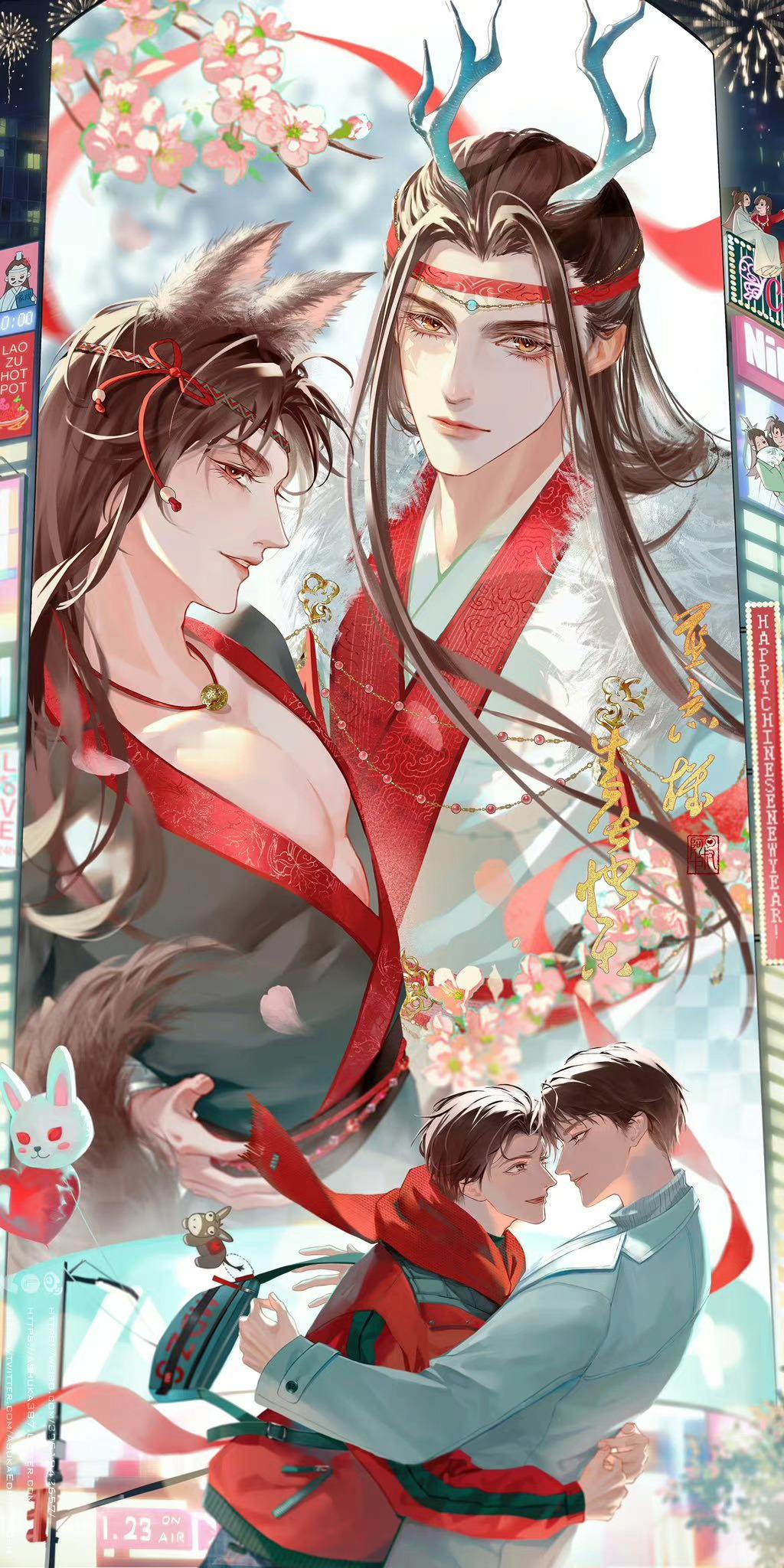 魔道祖师 前世今生设定好绝！不顾一切奔向你[憧憬][憧憬]x：asukaeden