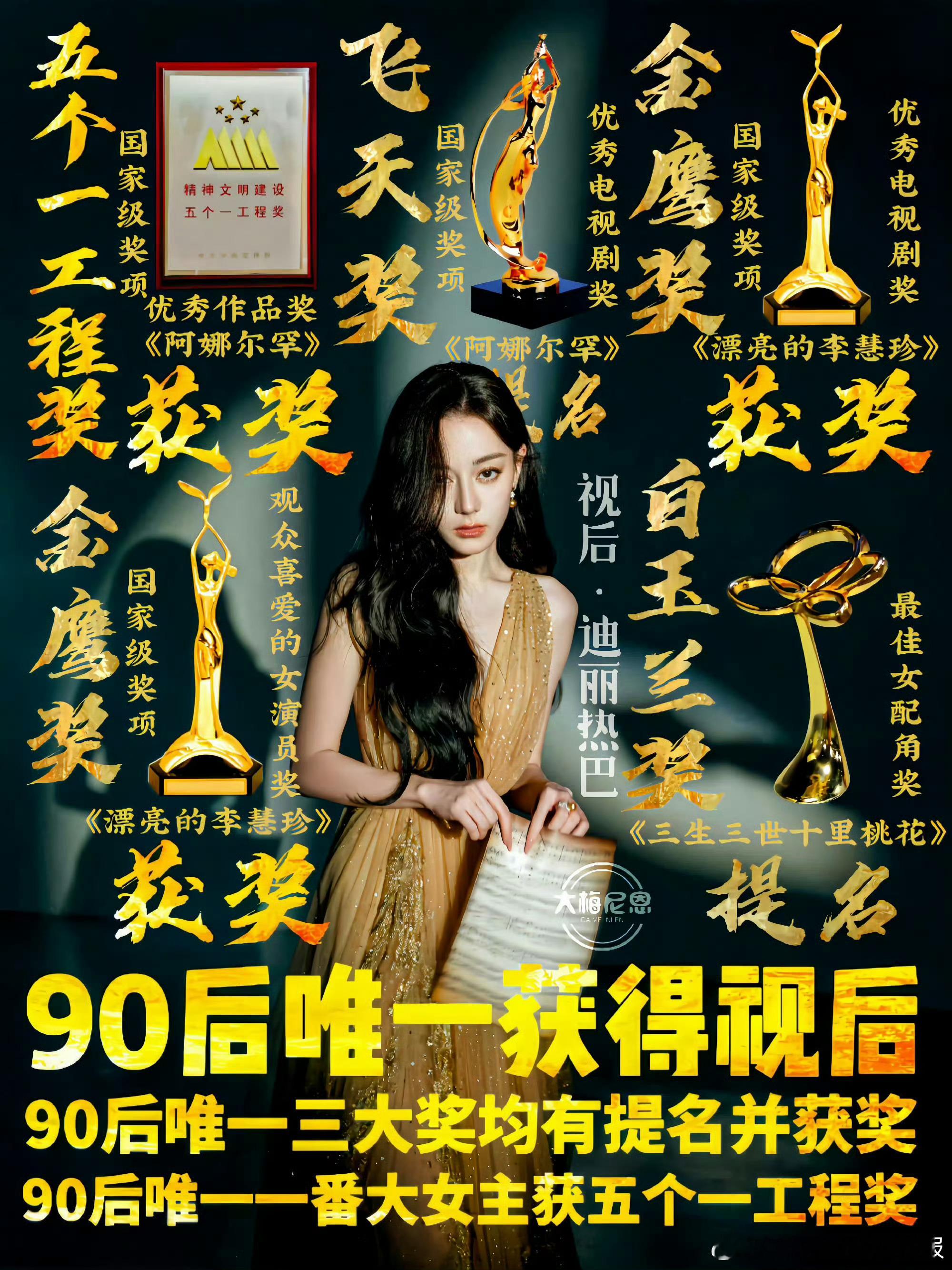 迪丽热巴粉丝也不舒服了你想要的奖迪丽热巴早提早拿了