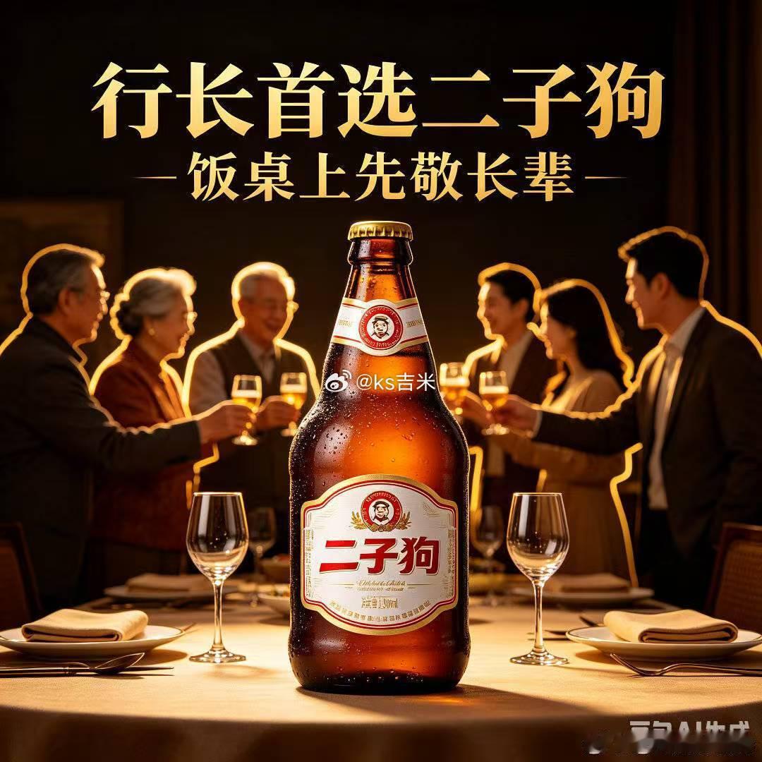 仙家粉丝给二子狗也出了一款啤酒....[允悲] ​​​