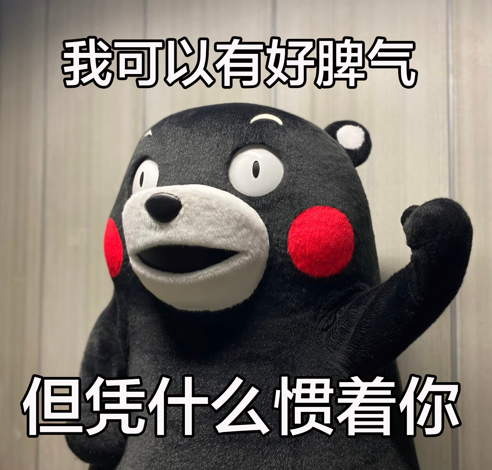 我可以有好脾气，但凭什么惯着你！ ​​​