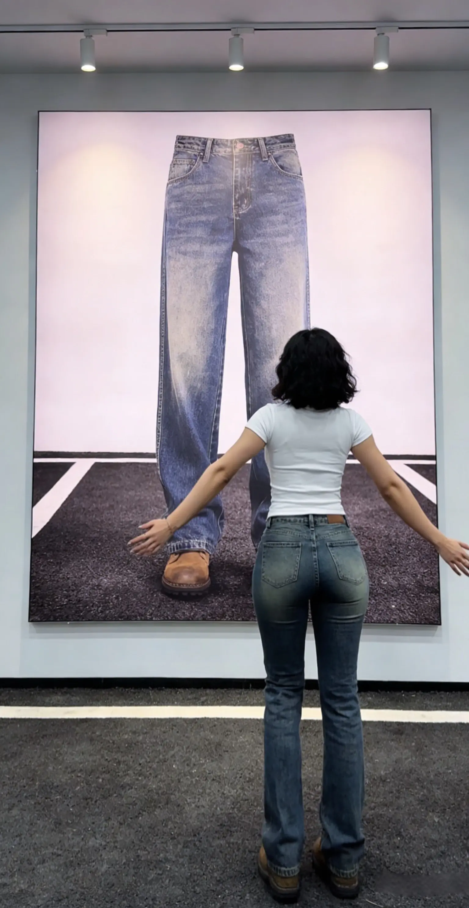 高密重磅复古水洗高端直筒牛仔裤男士春季新款潮流宽松大码长裤子