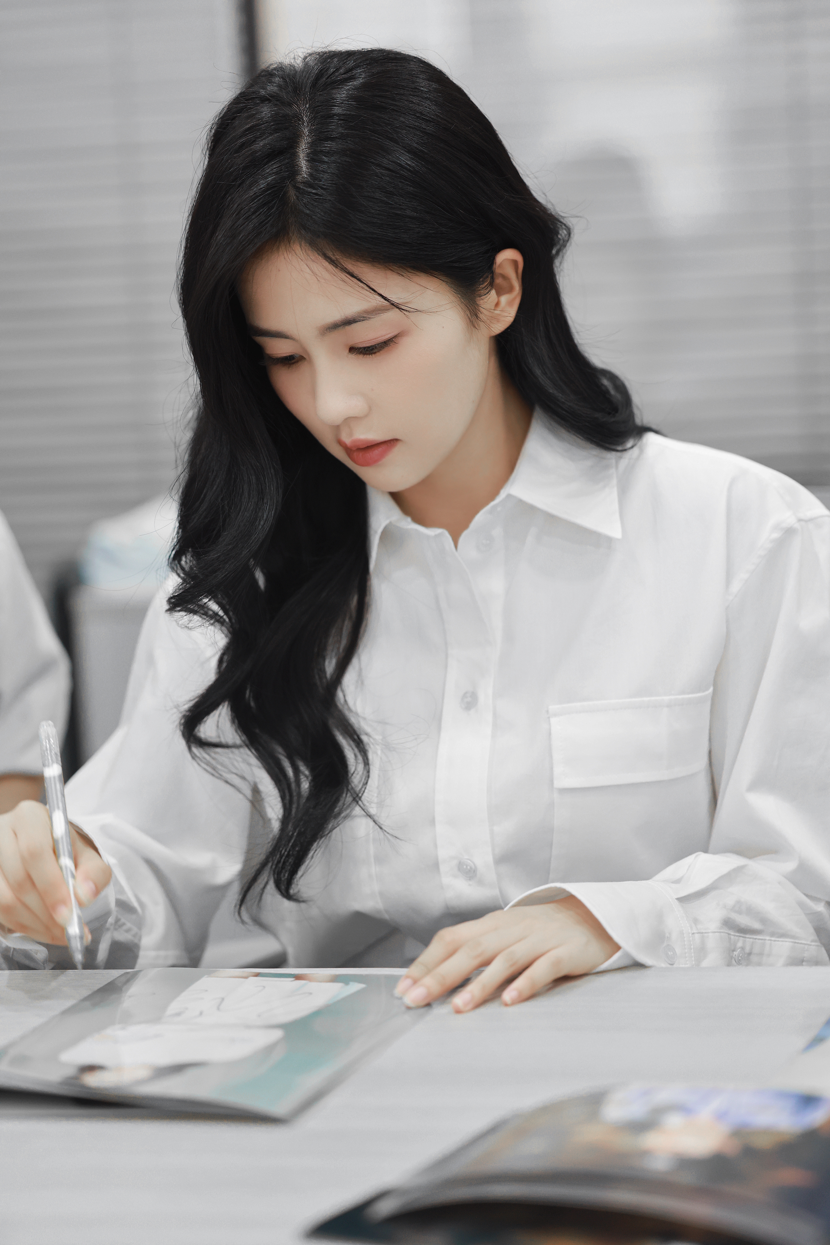 白鹿0923生日快乐 白鹿宁安如梦 早上好！鹿宝专注认真的时候，真的好美，好喜欢