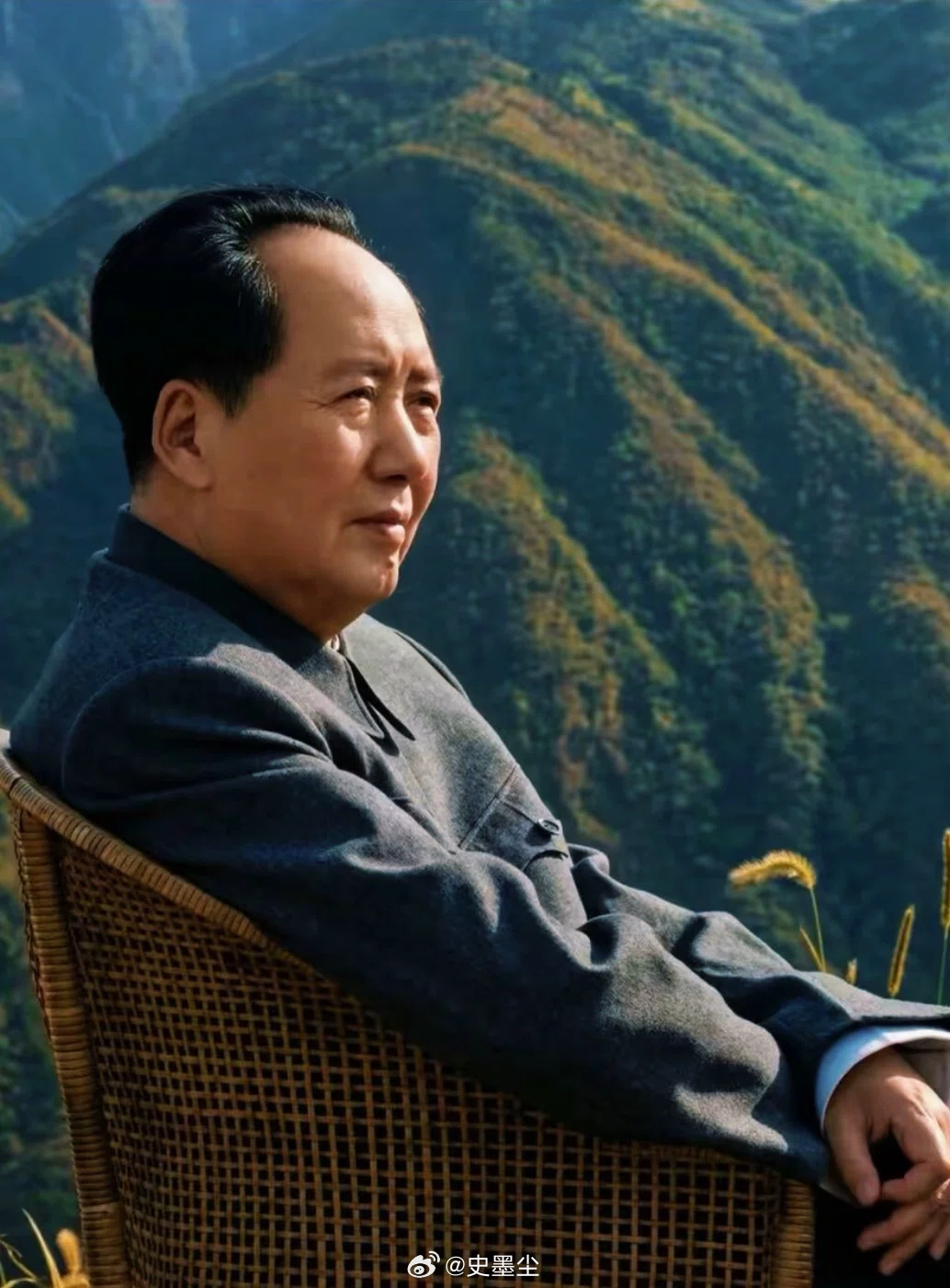 毛泽东同志 学习毛泽东思想的灵魂，在当前世界大局乱局中，更加需要发扬井冈山精神，