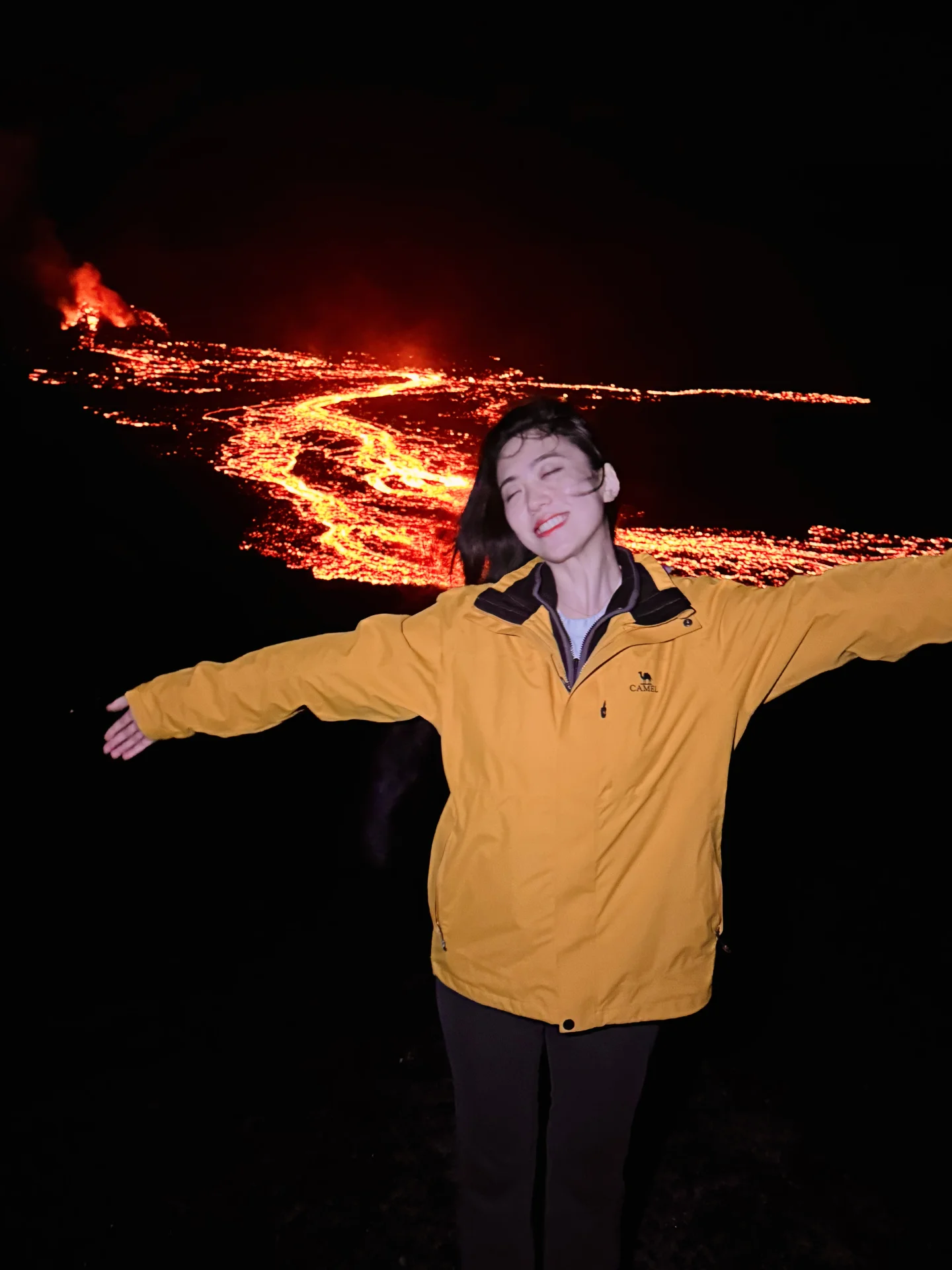 人生照片：在夏威夷看到了火山喷发🌋