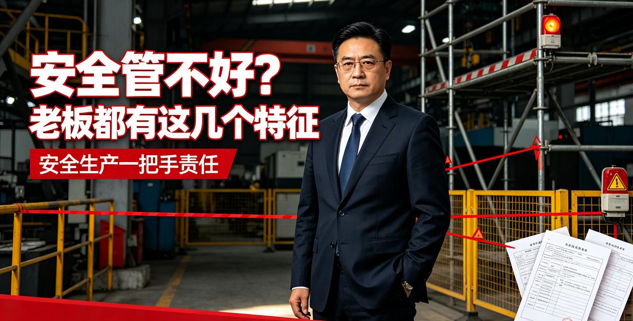 凡是安全管不好、落不实的企业，老板身上基本都有这几个通病！
 
做安全这么多年，