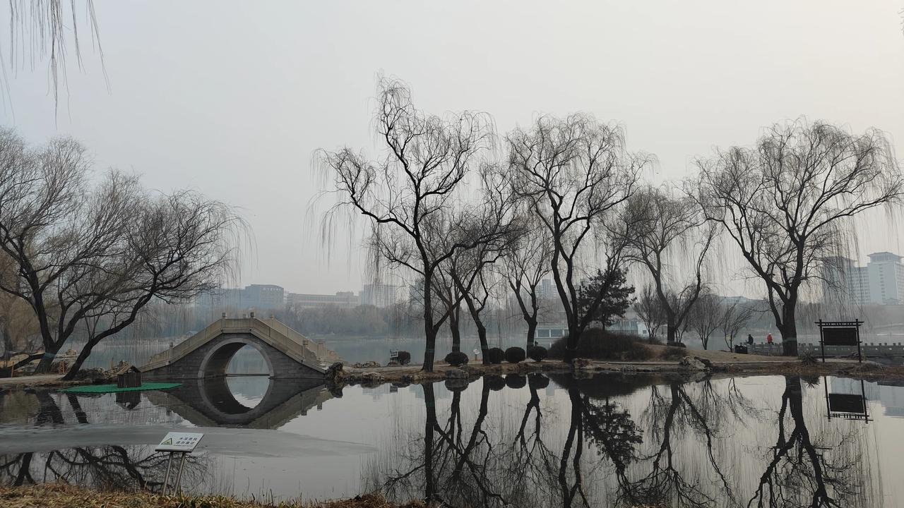 雾霾中的北京，让我有点想去昆明买个房子了，住在蓝天白云里是多么幸福。我同学说全国