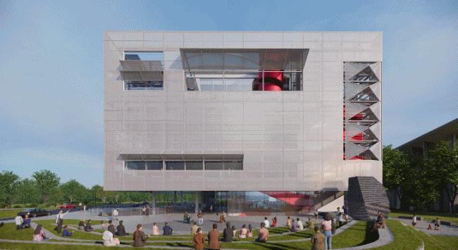 厦门产经 美图立方视觉艺术中心今日在同安滨海奠基，2028年建成。 