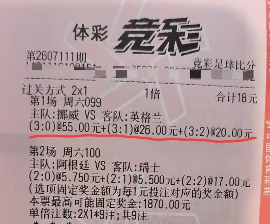 都这么看好挪威队和哈兰德吗？我咋感觉英格兰要打穿挪威呢！
看了无数网友晒出来的彩