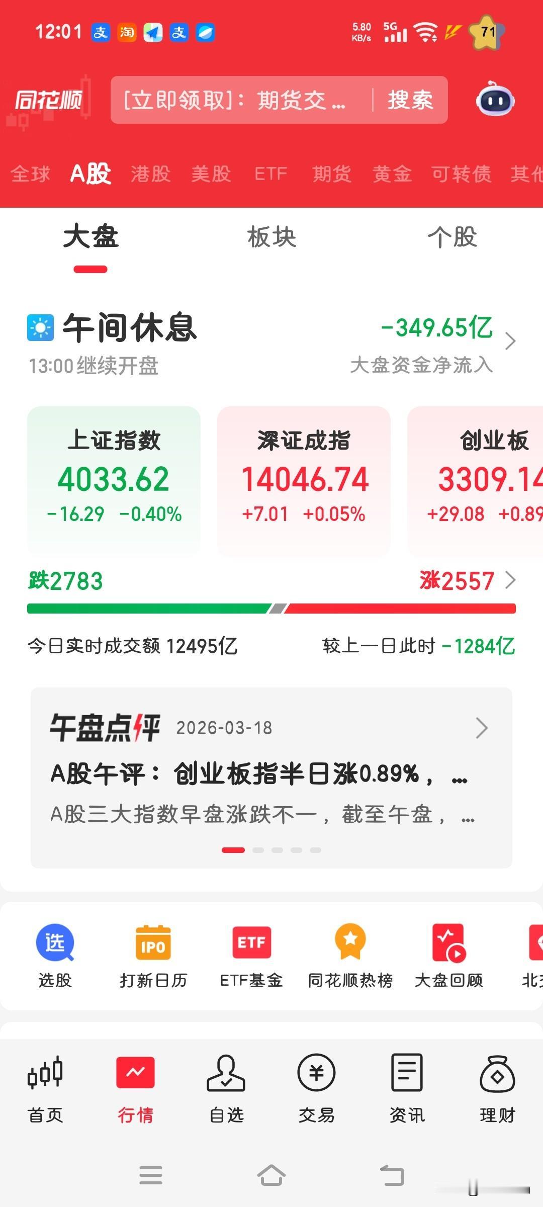 又是惨遭割肉的一天，连点开的勇气都没了。这便是赌徒的下场，自己亏得一塌糊涂，还惦