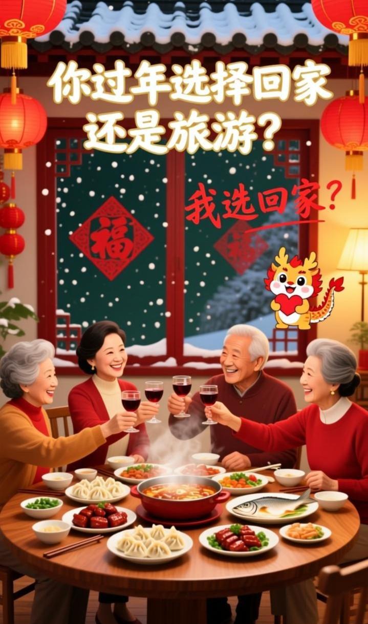 过年回家，大概是刻在国人骨子里最深的执念。比起在旅游景点看人山人海，故乡的烟火气