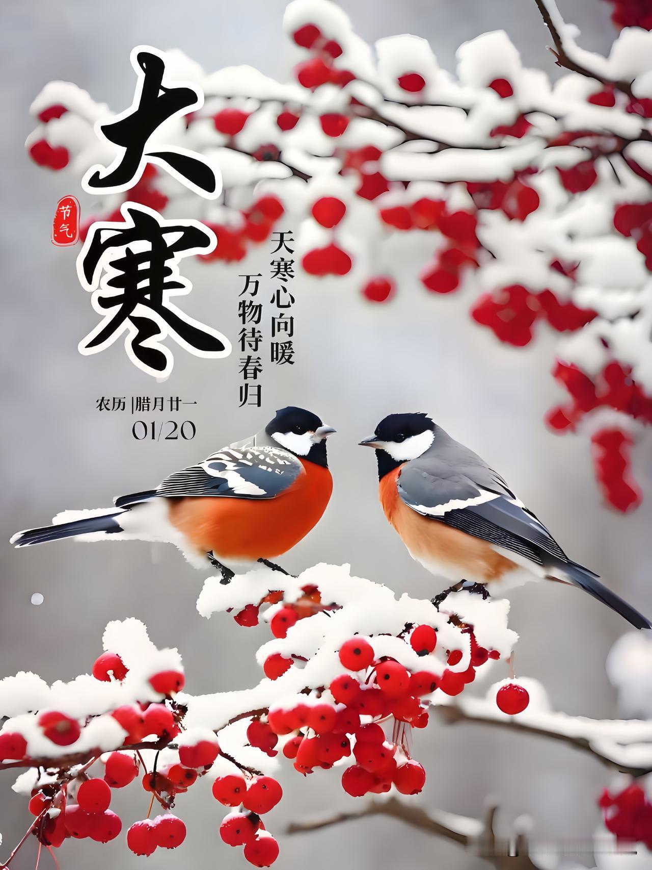 大寒冻到骨子里！
记住这句老话，熬完就是春暖花开超有盼头
 
谁懂啊！
今日大寒