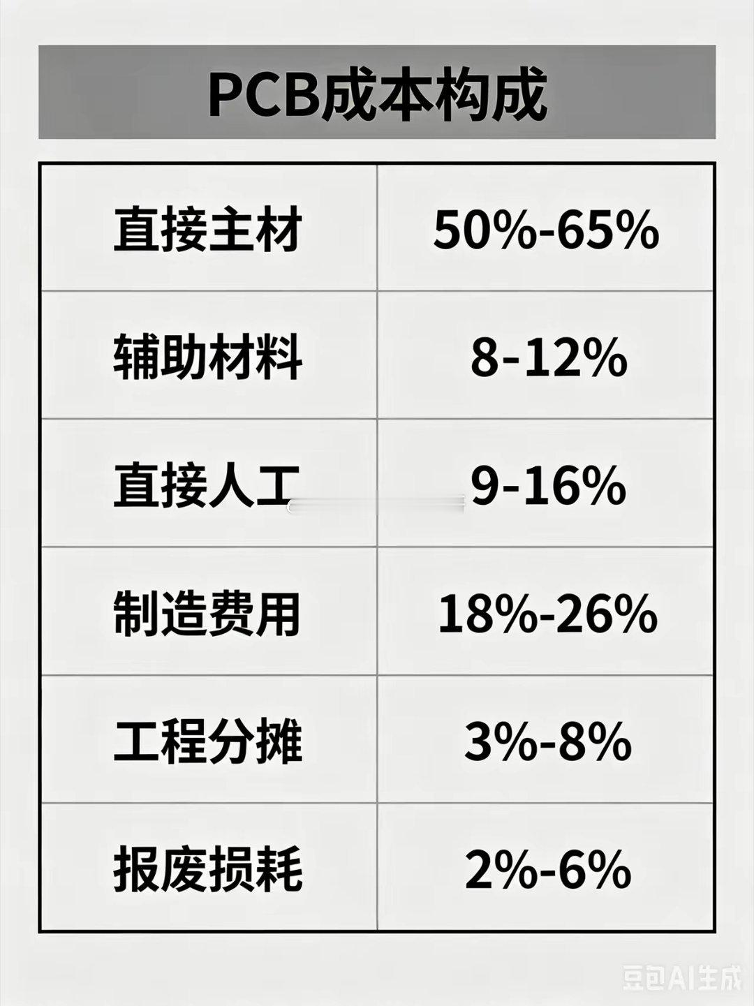 PCB行业如何核算成本PCB成本逻辑+A股投资标的｜看懂核算，选对龙头PCB成本