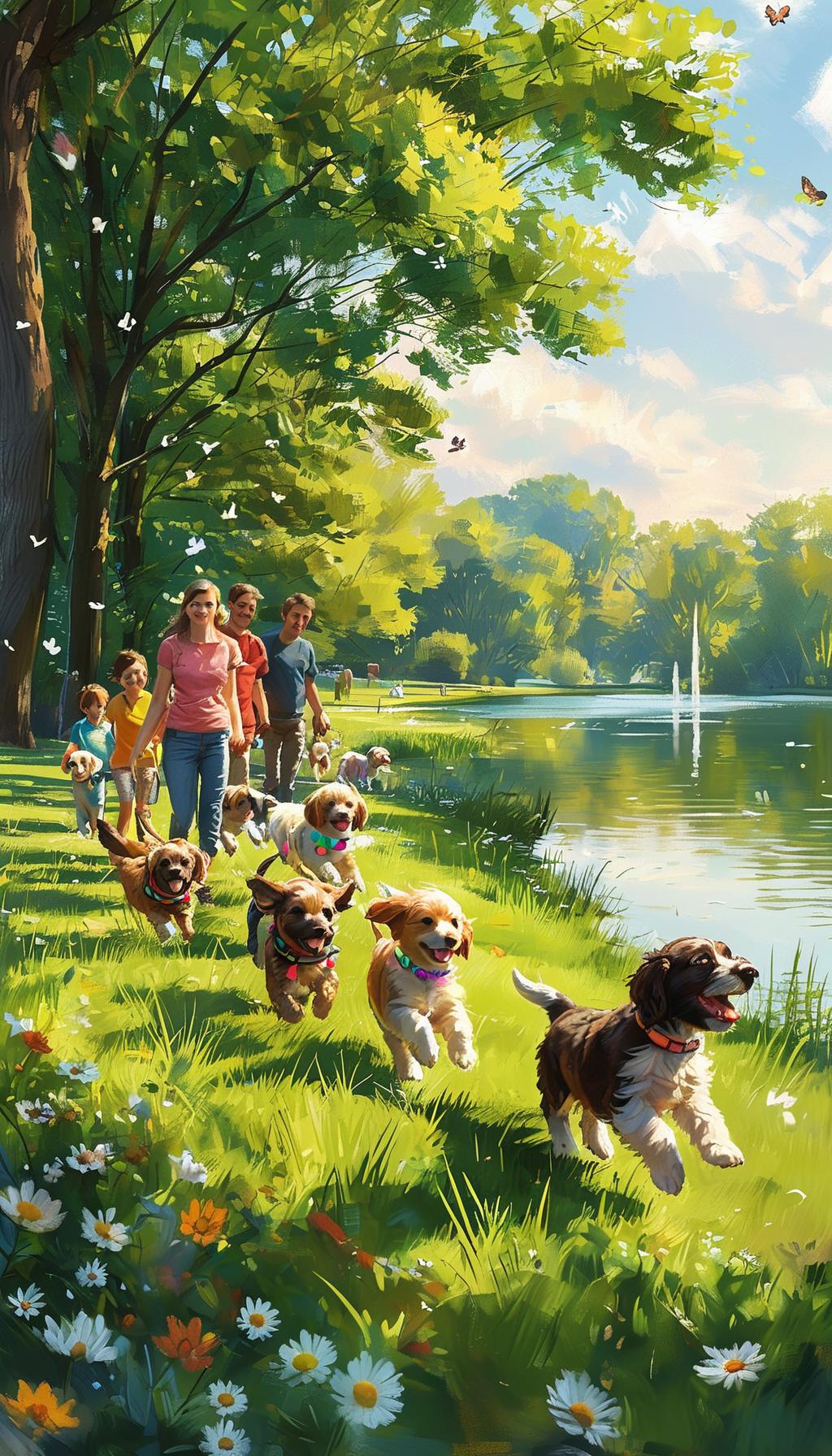 【爆款标题】  
带着毛孩子遛弯：生活中的暖心小插曲，笑料不断！

【正文】  