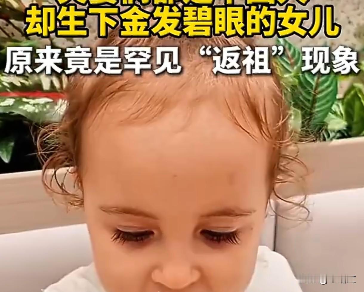 中国夫妻生金发碧眼女儿！亲子鉴定实锤亲生，基因藏了四代太惊喜
 
江苏一对中国夫