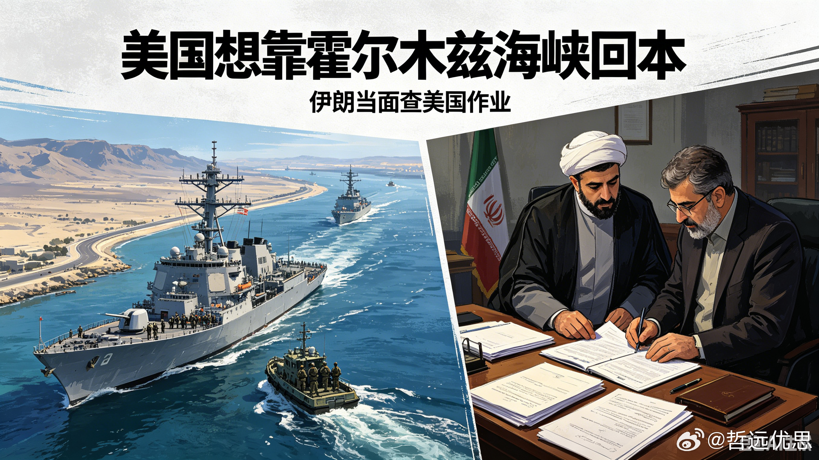 美国想靠霍尔木兹海峡回本伊朗当面查美国作业 美伊谈判桌上火药味十足。特朗普抛出“
