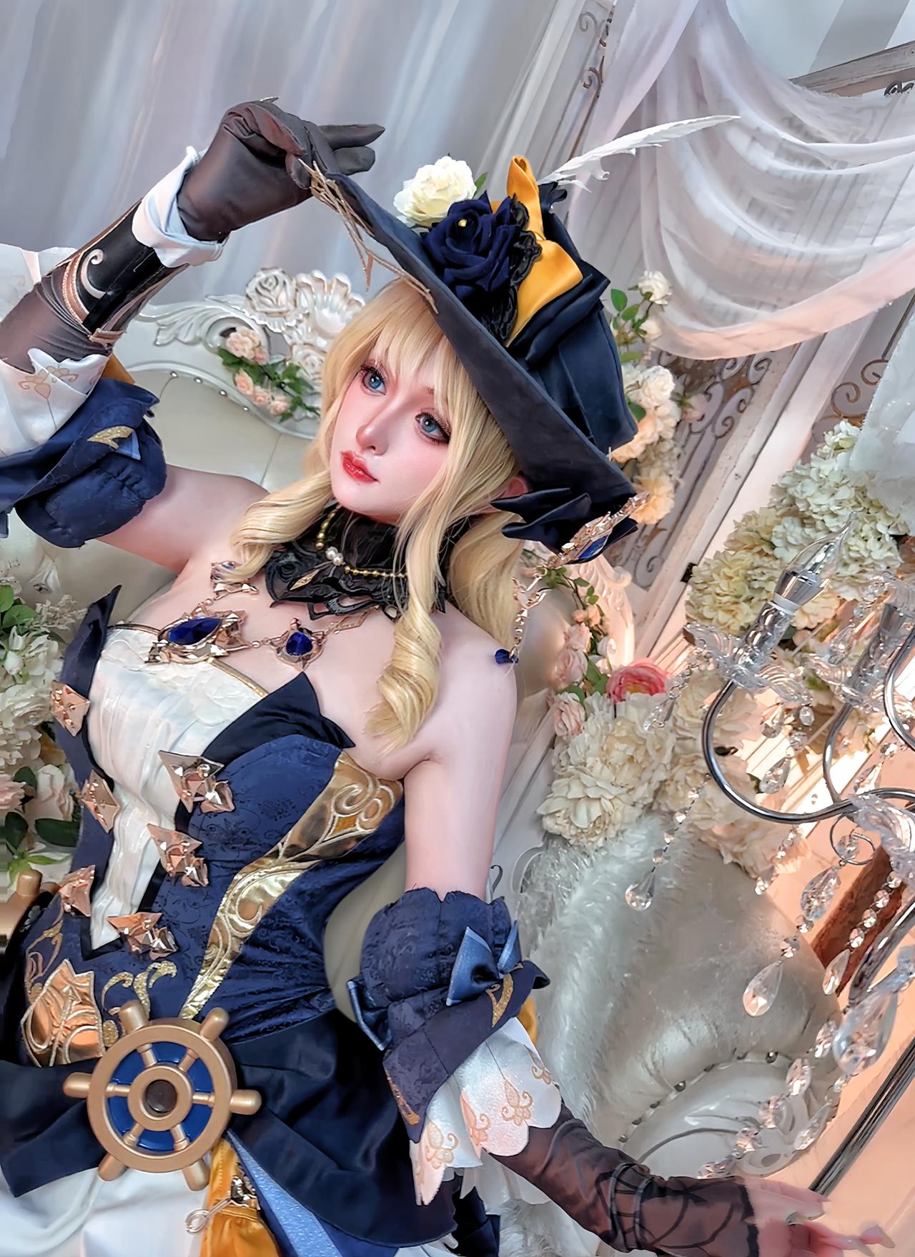知道为什么娜维娅是枫丹的大姐大吗？
COSER：月半揉揉#游戏##原神##二次元