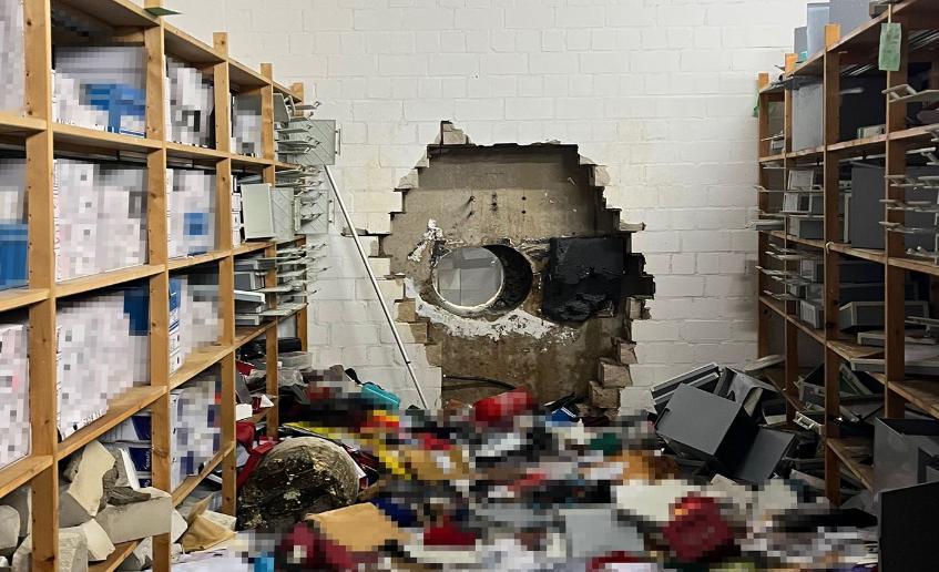 德国上最大规模劫案，窃贼圣诞打洞通金库

德国警方称，一伙窃贼趁圣诞假日期间人少