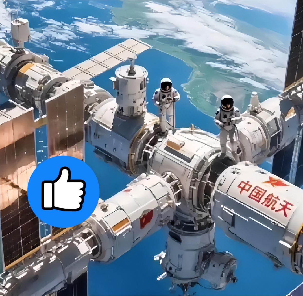 果不其然！

   美国部分媒体突然集体带节奏

宣称中国空间站“全中文”配置不