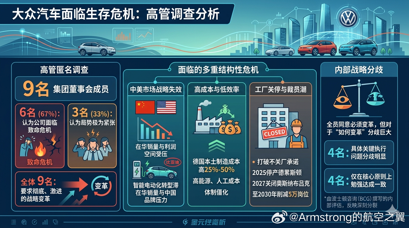 德国《经理人杂志》（Manager Magazin）曝光大众汽车内部匿名调查，9