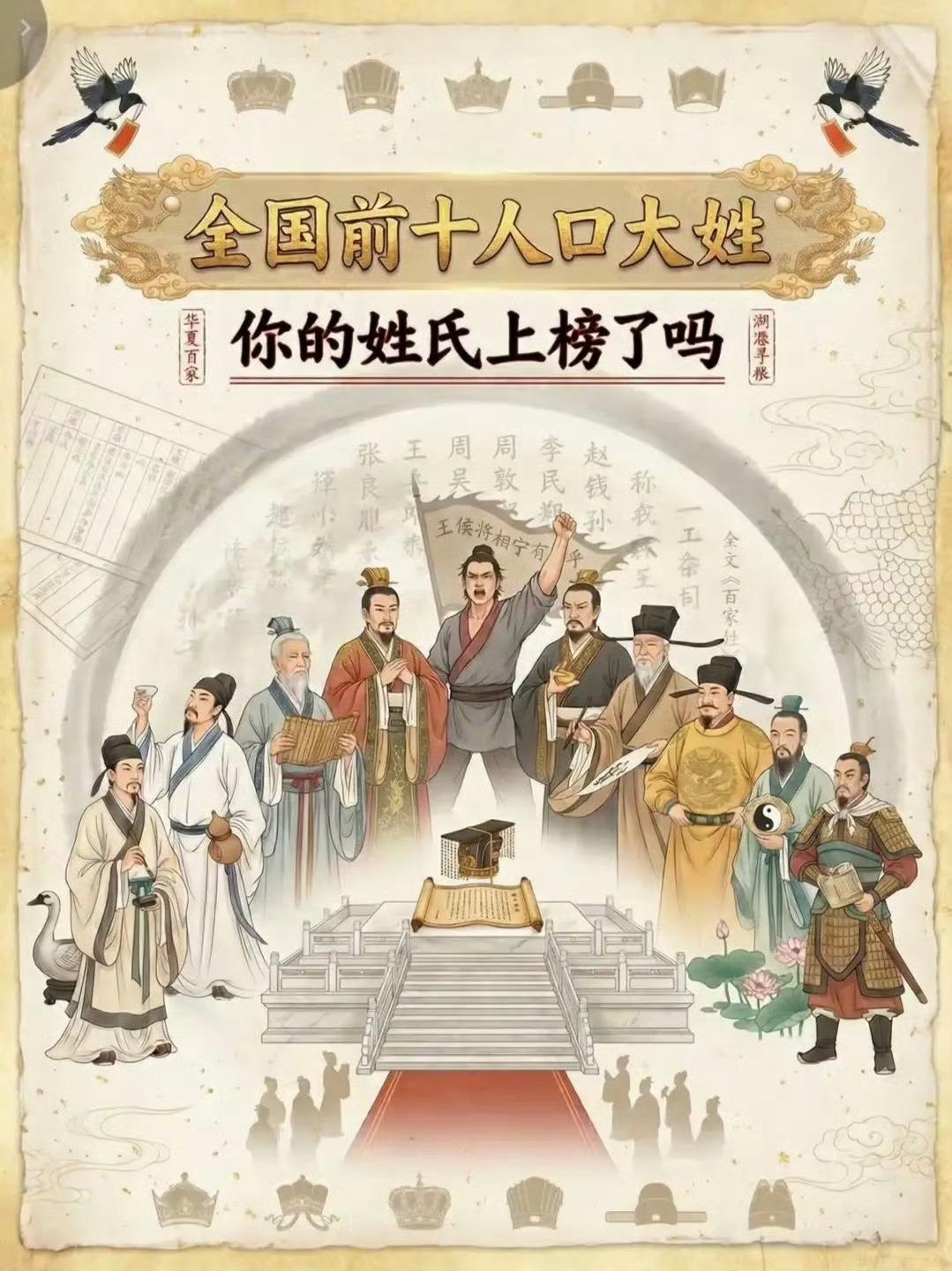 小时候总好奇，我的姓从哪来？
长大后才懂，姓氏不是冰冷的符号，是刻在骨子里的根。