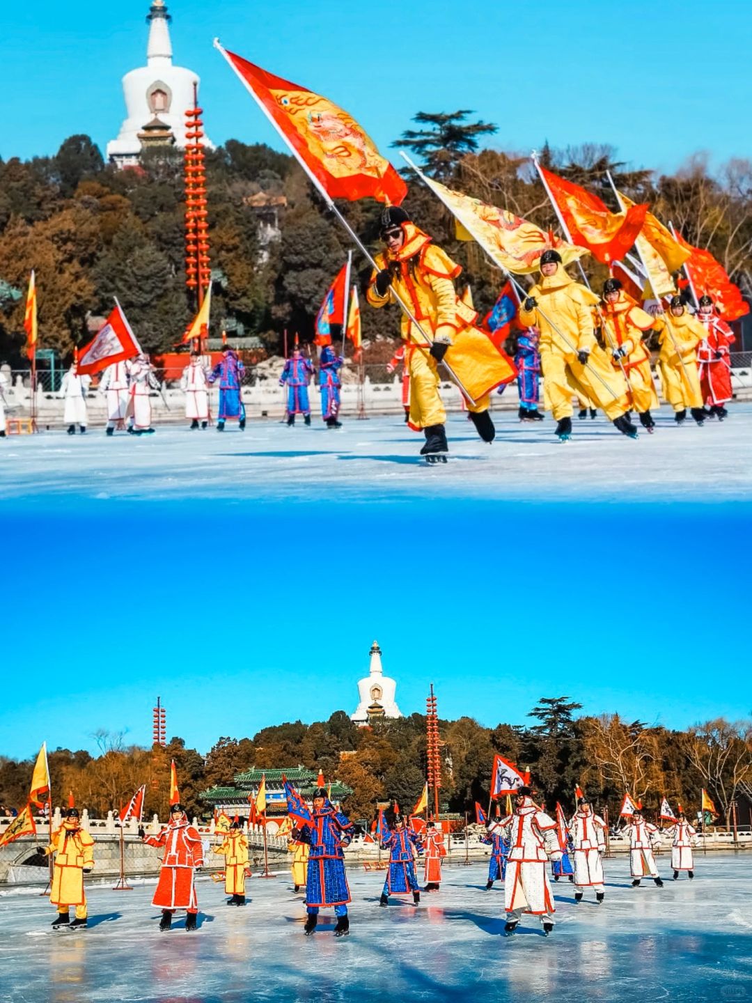 离故宫最近的皇家冰场28日开业，冰嬉表演🈶