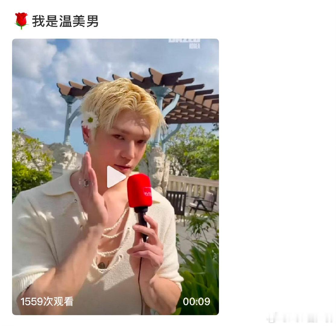 我是温美男 