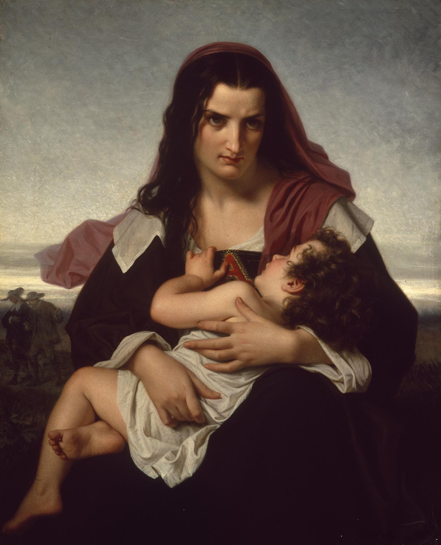 西洋历史文化鱼缸历史知识 法国学院派画家于格·梅勒（Hugues Merle ，