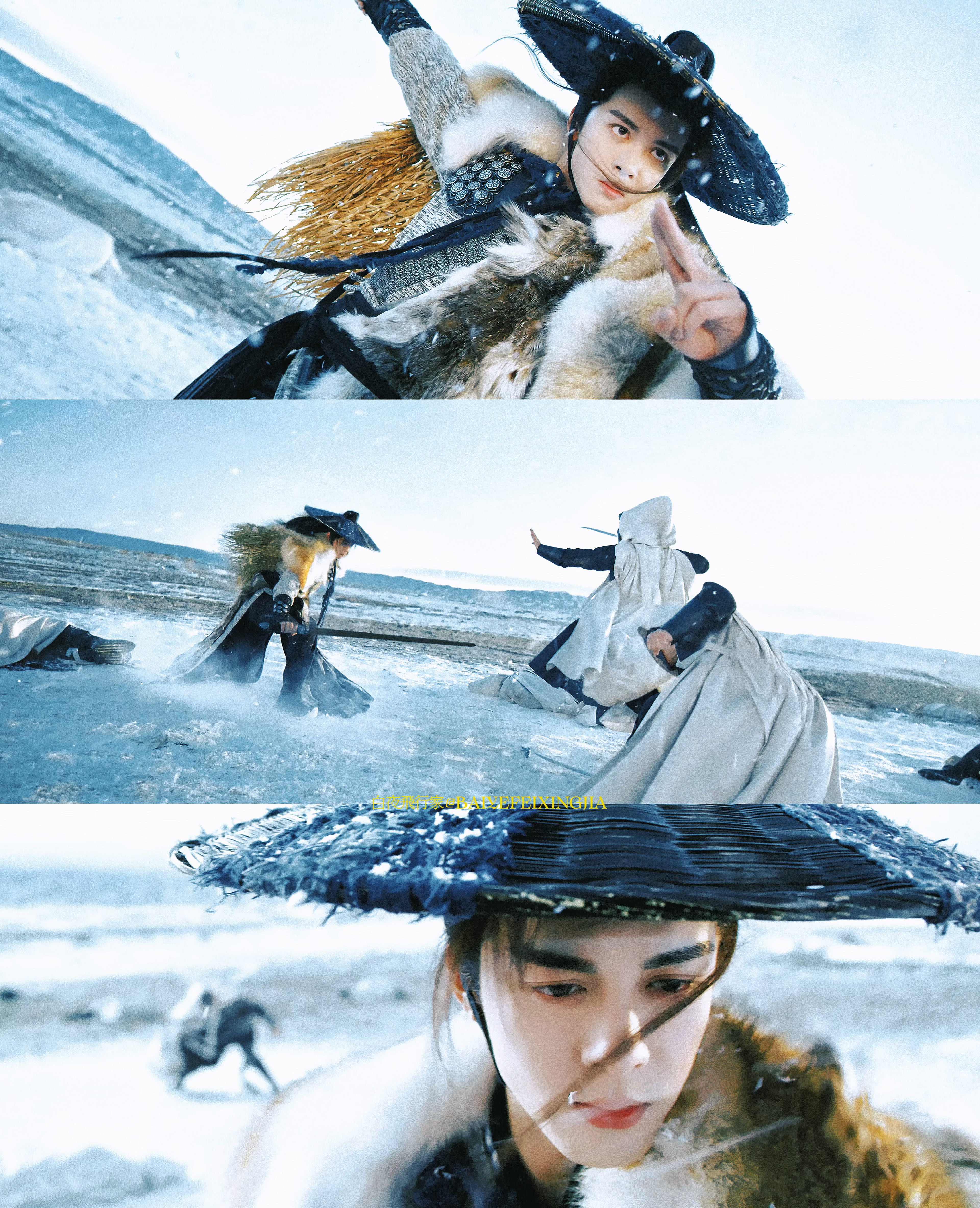 曾舜晞霍展白丨#七夜雪# 风雪夜归人❄️武侠圣体 ​​​